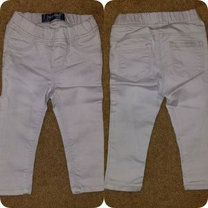NWT Old Navy Skinny Pull-On Jeggings Soft Twill Pants Toddler Girls 4T 5T